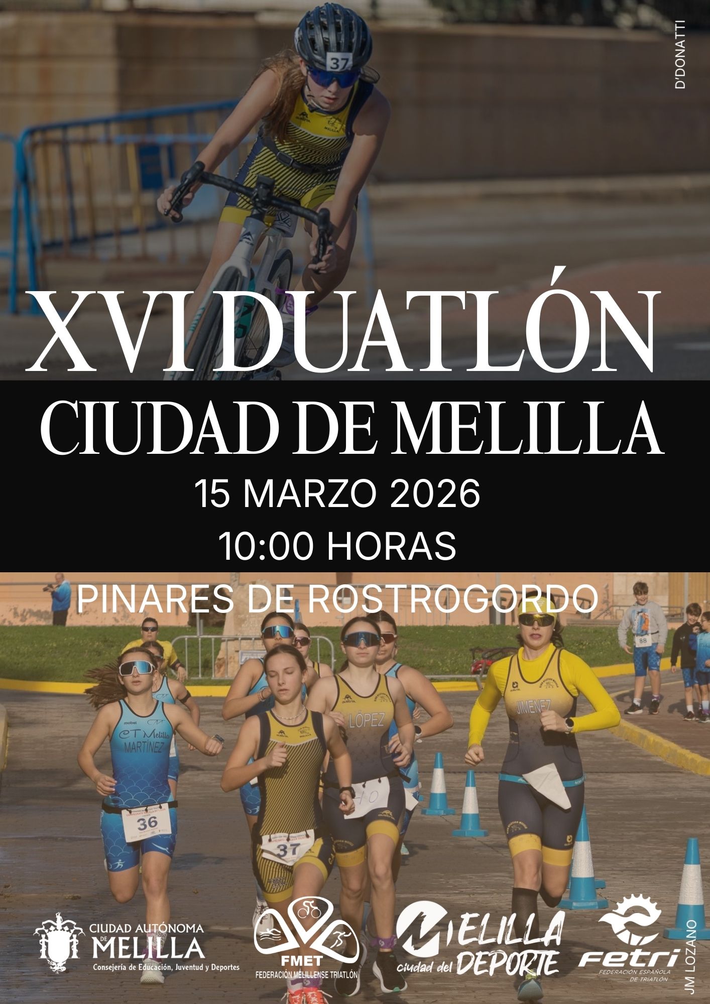 Cartel de XVI DUATLÓN CIUDAD DE MELILLA