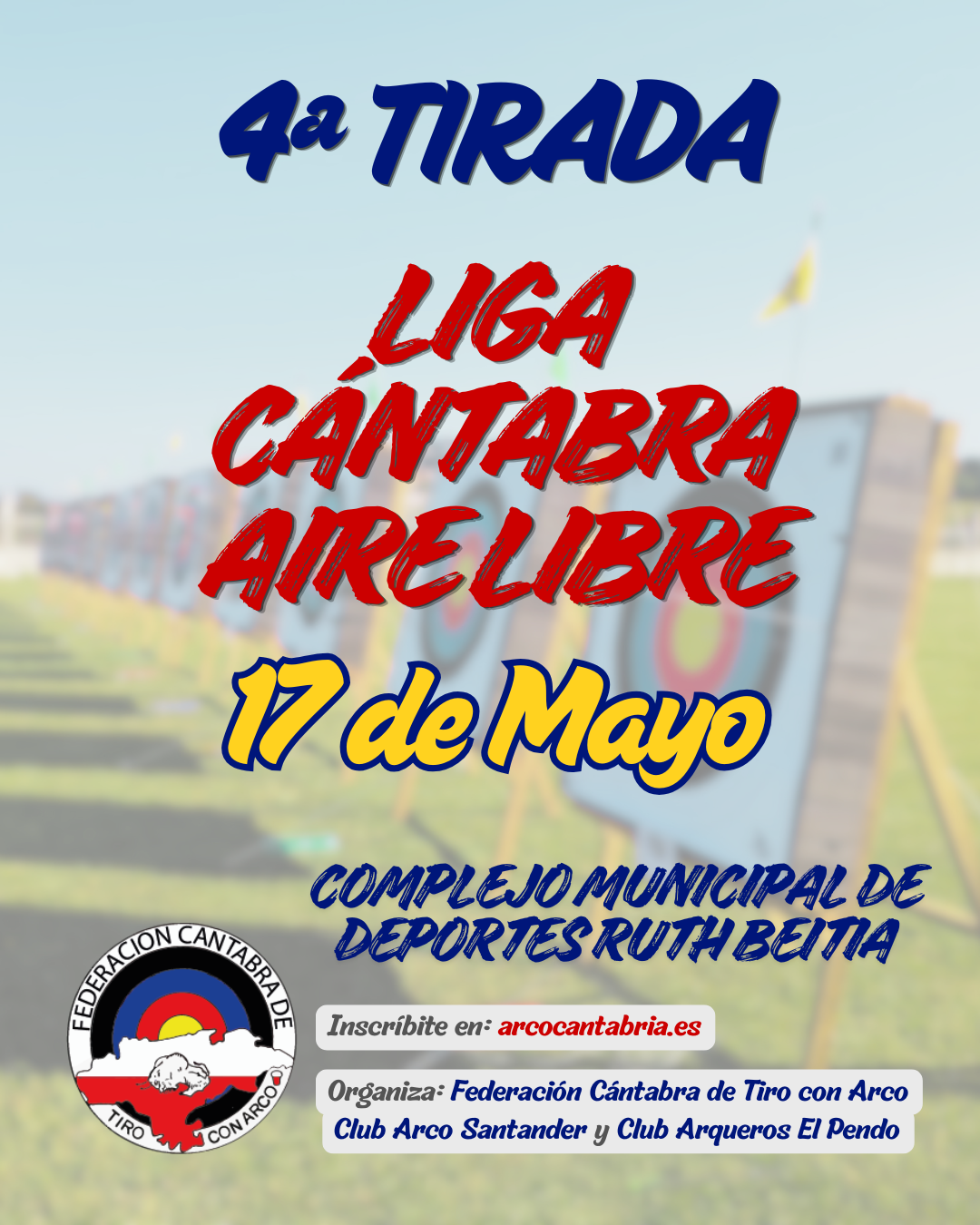 Cartel de 4ª Tirada de Liga Aire Libre 2025-2026