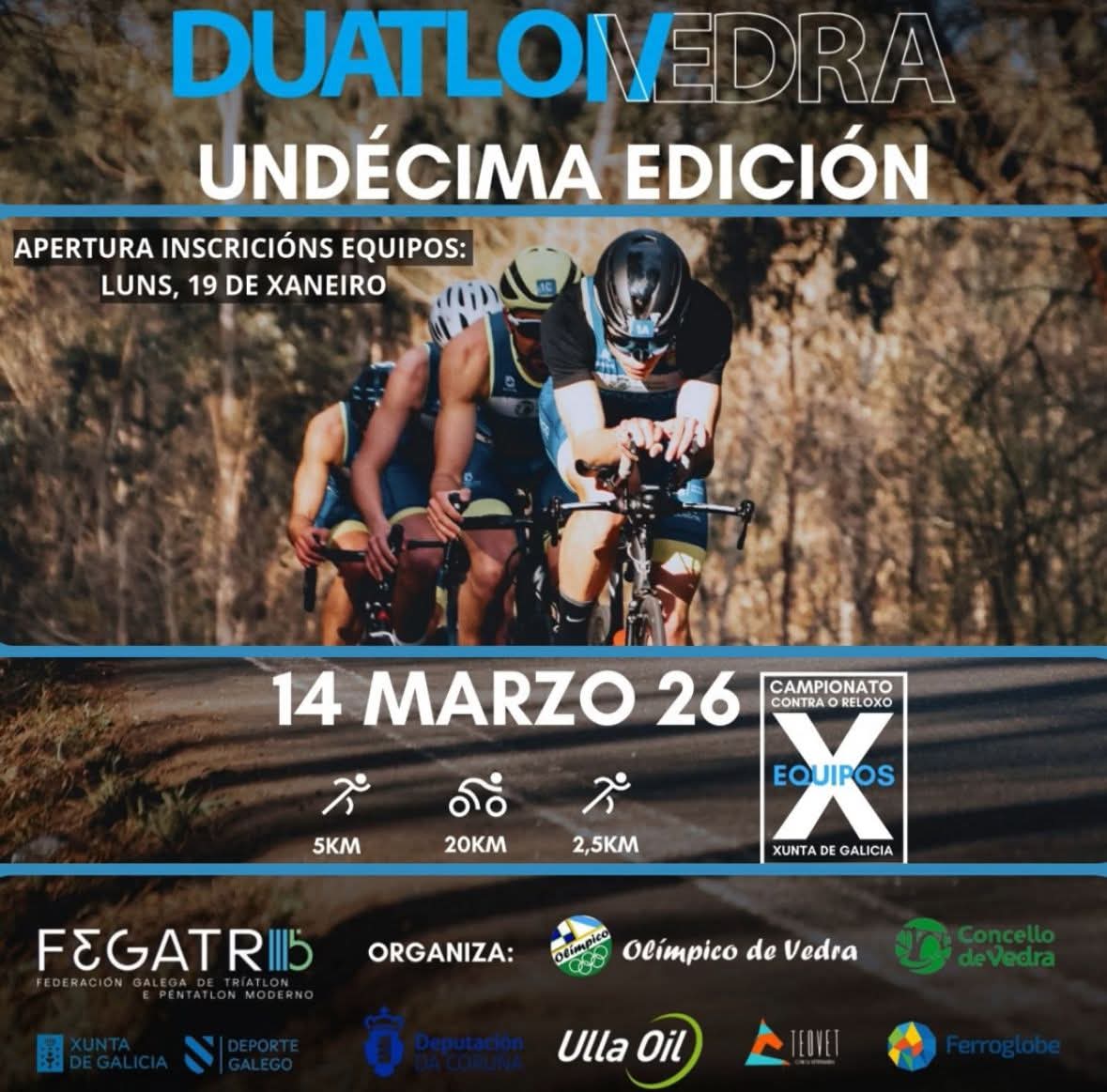 11º DUATLON CONCELLO DE VEDRA 2026