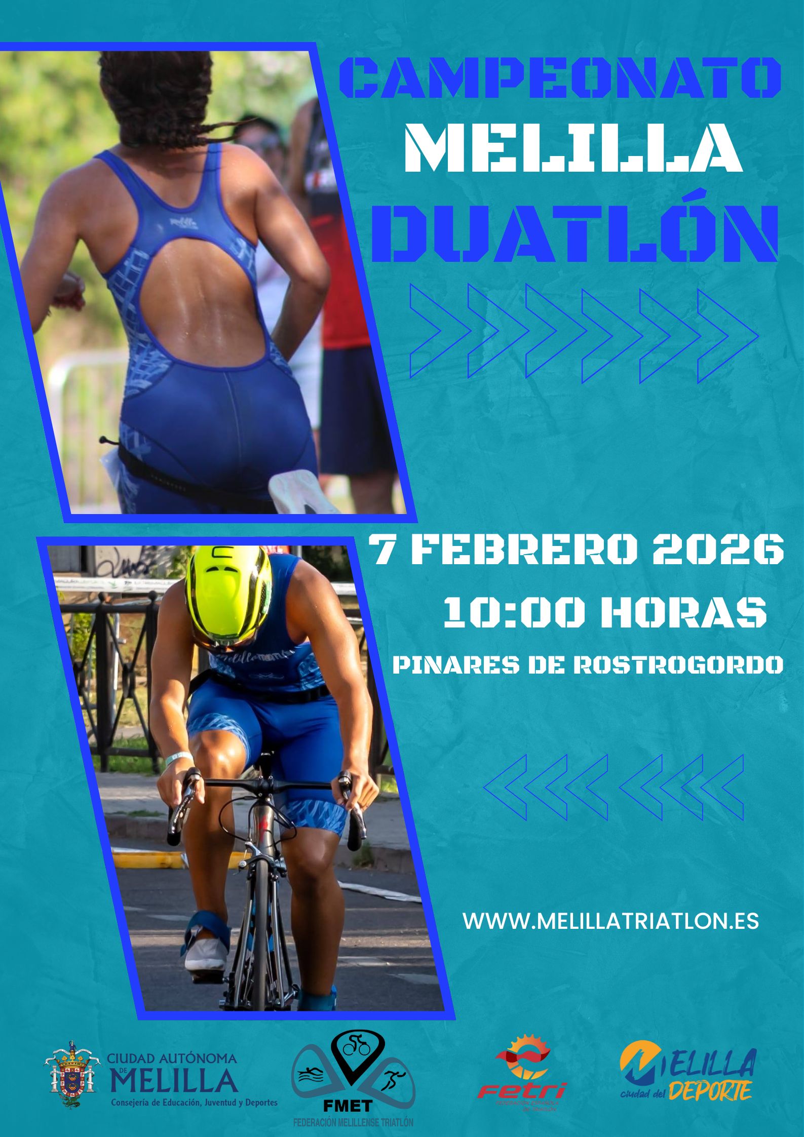 Cartel de CAMPEONATO MELILLA DUATLÓN 2026